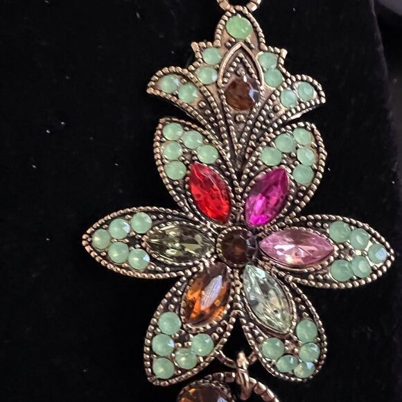 🌺 New gorgeous crystal beaded necklace 🌺 - Picture 3 of 9